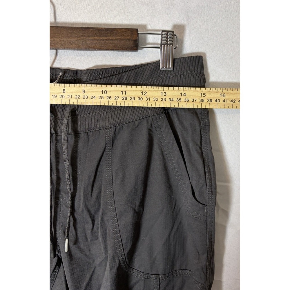 The North Face Womens Capri Cropped Pants Grey Drawstring Nylon Size M - Picture 11 of 16